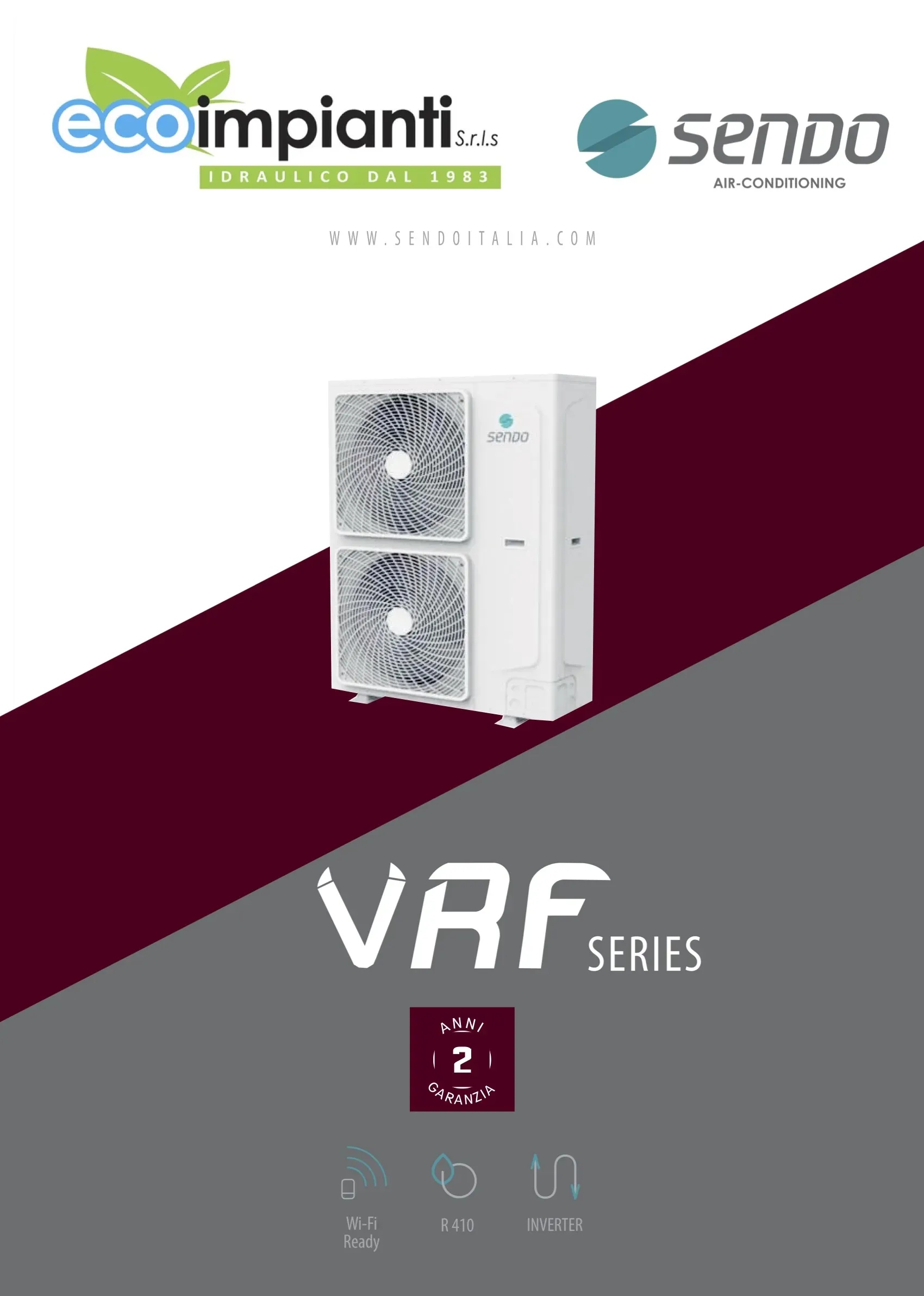 Copertina listino Mini VRF Sendo